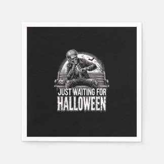 Summerween Just Waiting For Halloween Halloween Su Napkin