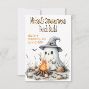 Summerween Kids Beach Party Invitation