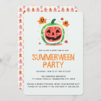 Summerween Melon-o-Lantern Summer Halloween Party