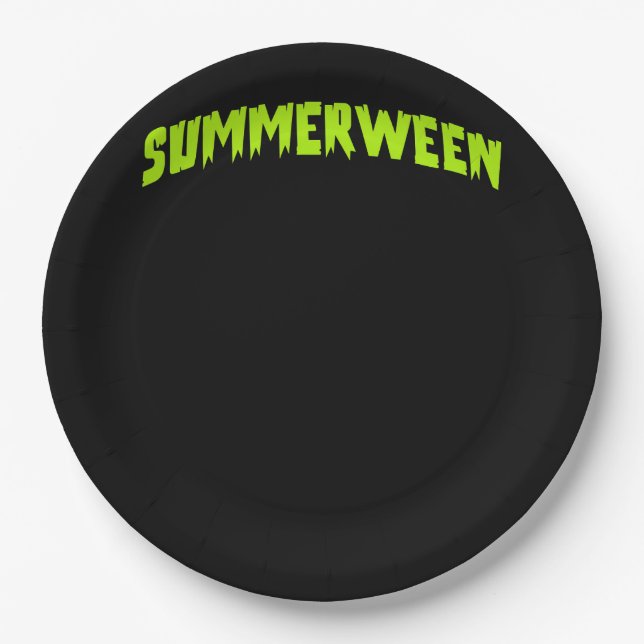 Summerween Meme Paper Plate (Front)