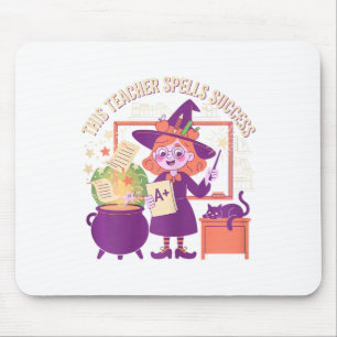 Summerween Skeleton Beach Party Halloween Vibes Mouse Pad
