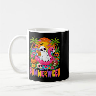 Summerween Spooky Ghost Beach Summer Halloween Coffee Mug