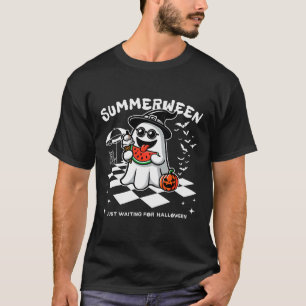 Summerween Spooky Halloween Summer Vibes Pumpkin G T-Shirt