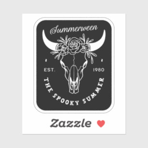 Summerween spooky witch cowgirl summer black