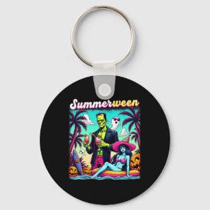 Summerween Summer Halloween Zombie Frankenstein Bo Key Ring