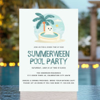 Summerween Summer Pool Garden Halloween Party