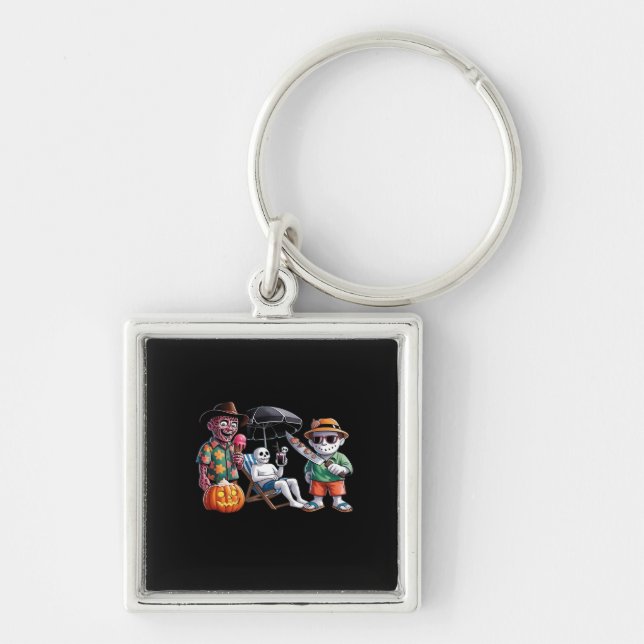 Summerween - Summerween Beach - Summerween Witch - Key Ring (Front)