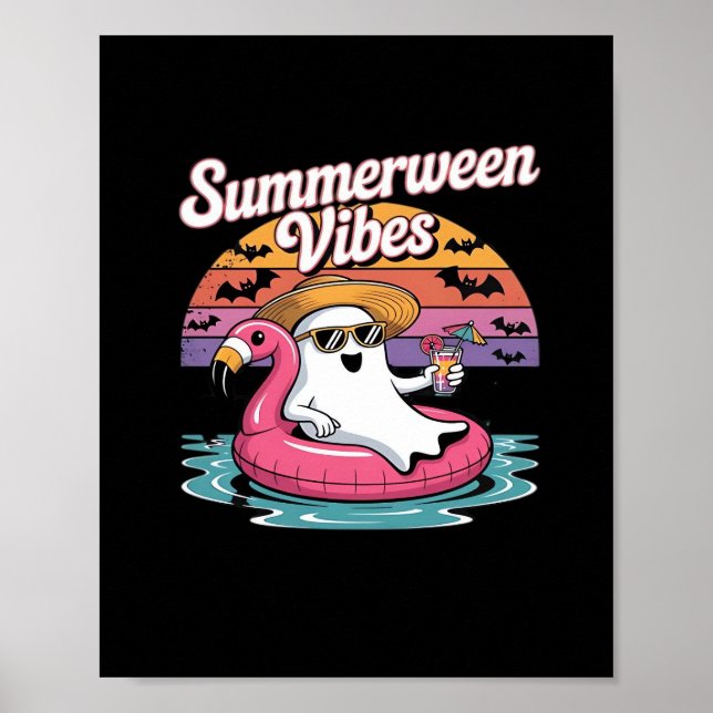 Summerween - Summerween Beach - Summerween Witch-  Poster (Front)
