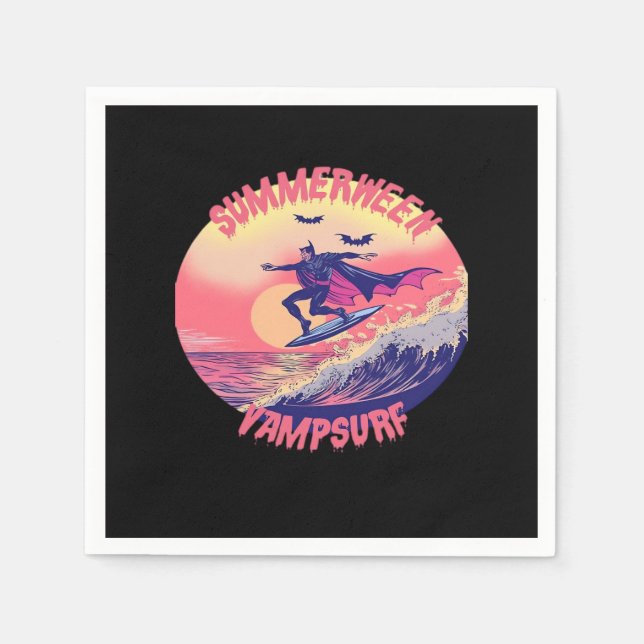 Summerween Vampsurf Classic Napkin (Front)