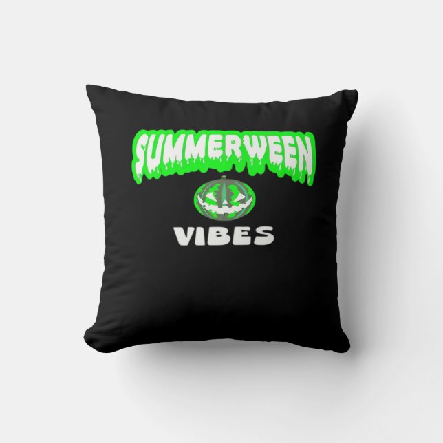 Summerween Vibes Classic Cushion (Front)