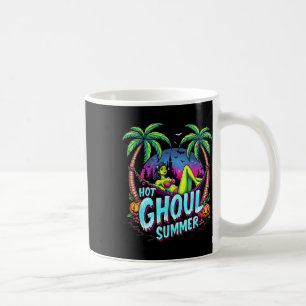Summerween Vibes Funny Hot Ghoul Summer Skeleton I Coffee Mug