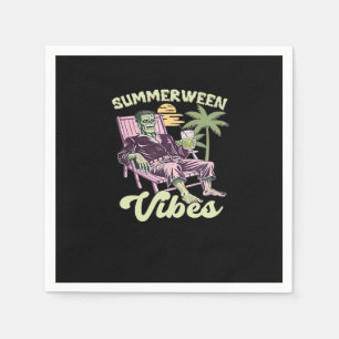 Summerween Vibes Halloween Classic Napkin