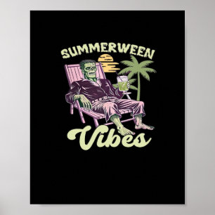 Summerween Vibes Halloween Classic Poster