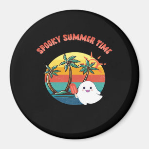 Summerween Vibes - Spooky Summer Time Classic Magnet