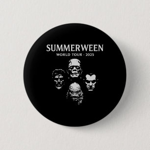 Summerween World Tour 2025 Monsters Halloween Fun 6 Cm Round Badge