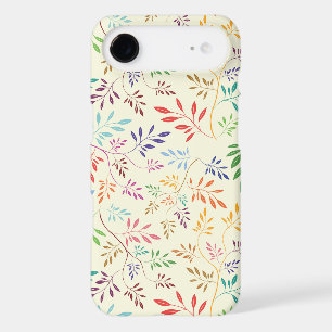Summery, Cheerful Multi-colour Leaf Pattern