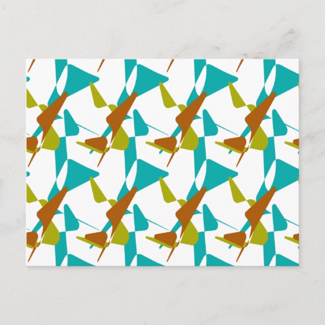 Summery Colours Postcard (Front)