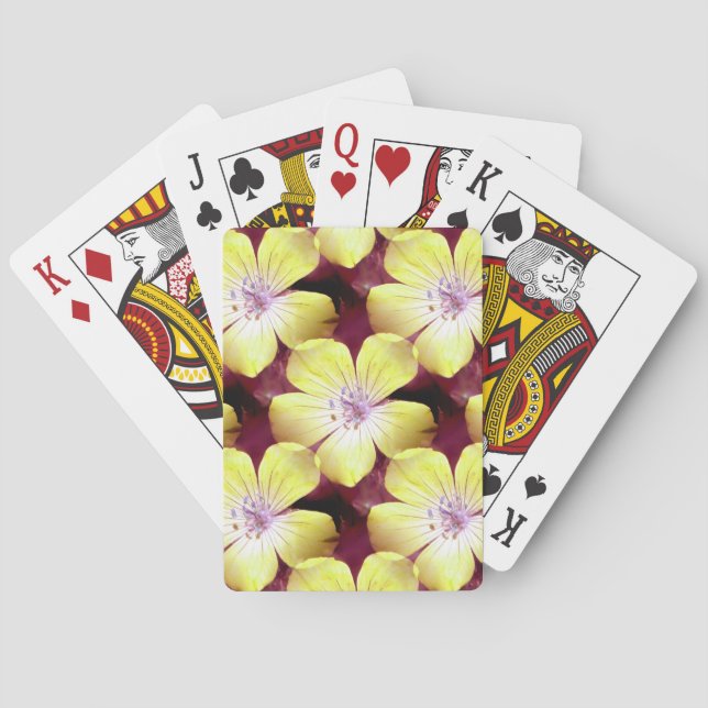 Summery Yellow.... Playing Cards (Back)
