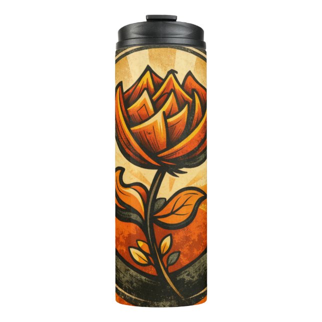 Summit Blossom Thermal Tumbler (Front)