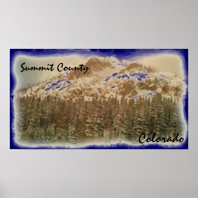 Summit County Colorado poster (Front)
