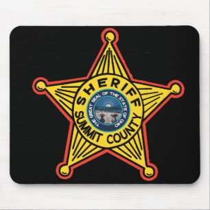 Summit County  Ohio Sheriff Mousepad. Mouse Pad