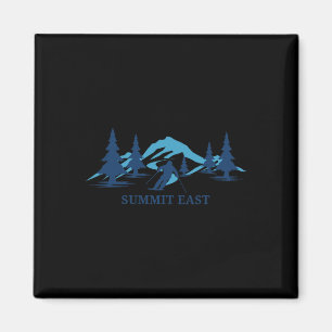 Summit East Washington Ski Resort Skiing Skier Magnet
