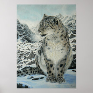 Summit King Snow Leopard poster size up to large