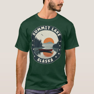 Summit Lake Alaska Sunset TShirt