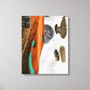 Summit meeting canvas print