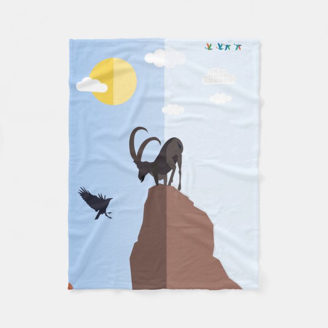 Summit meeting fleece blanket (Front)