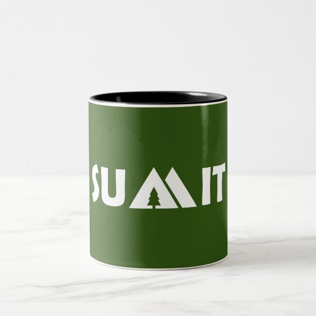 Summit Mountains Two-Tone Coffee Mug (Center)