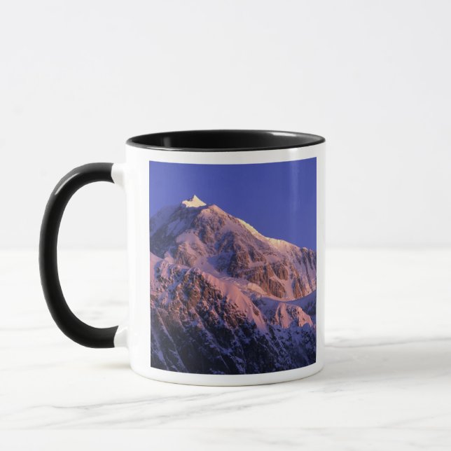 Summit of Denali Peak Mt. McKinley) at Mug (Left)