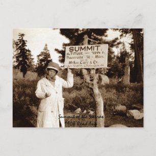 Summit of Sierra Nevada Postcard