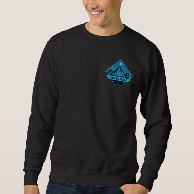 Summit Serenity: Adventure Awaits Sweatshirt (Front)