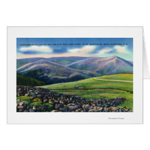 Summit View of Cog Rail, Northern Peaks