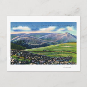 Summit View of Cog Rail, Northern Peaks Postcard