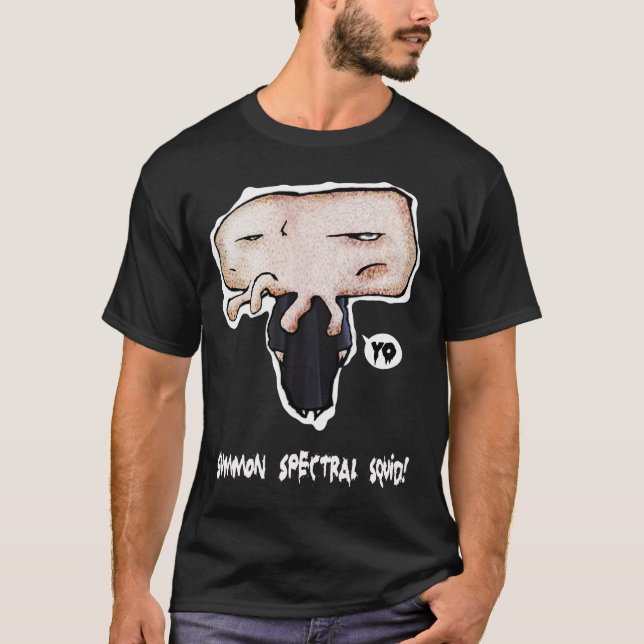 Summon Spectral Squid Dark T-Shirt (Front)