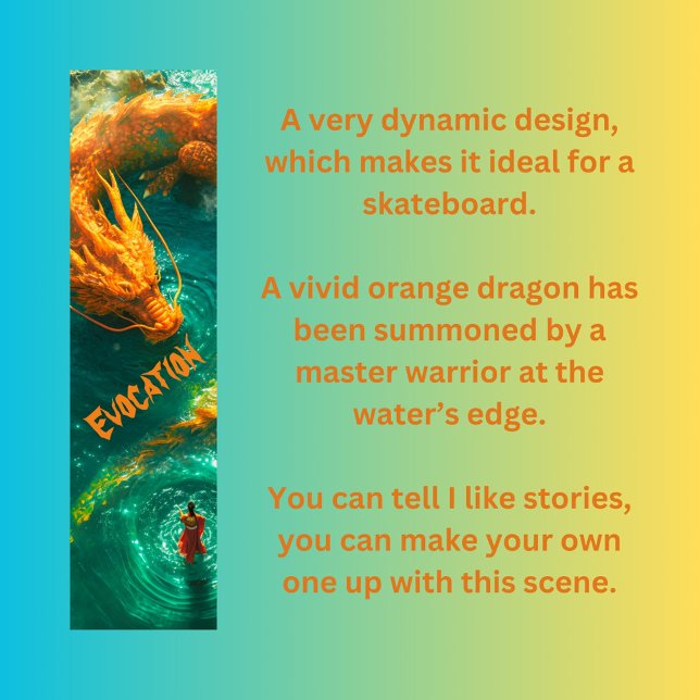 Summoner of dragons  skateboard (Creator Uploaded)