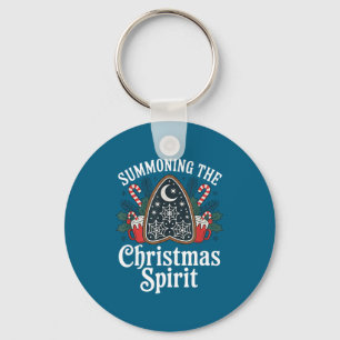Summoning The Holiday Srit Funny Christmas Key Ring