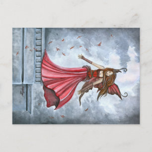 Summoning the Wind Fairy Postcard