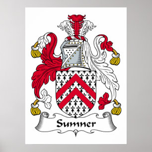 Sumner Family Crest Poster
