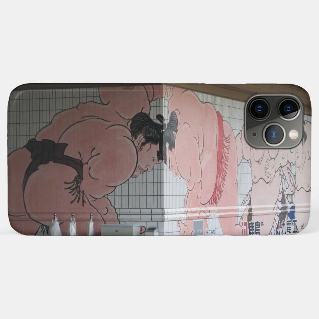 Sumo Mural Wall Art Case-Mate iPhone Case (Back (Horizontal))