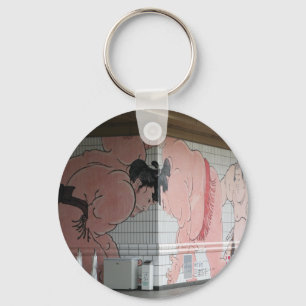 Sumo Mural Wall Art Key Ring