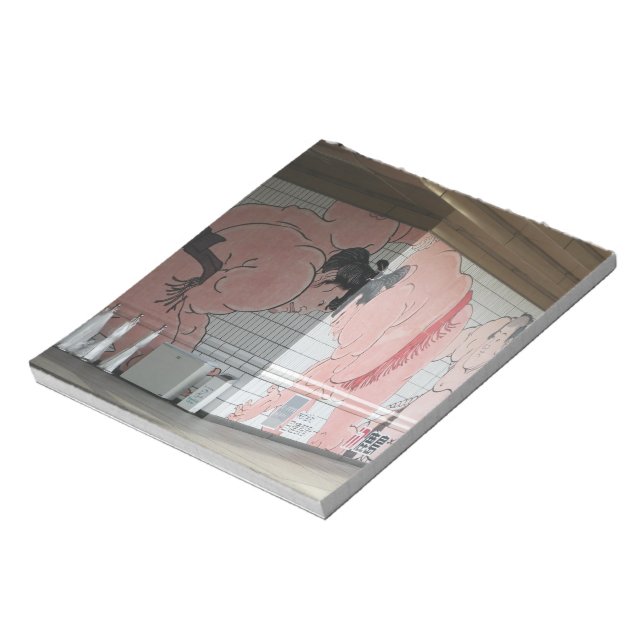 Sumo Mural Wall Art Notepad (Rotated)