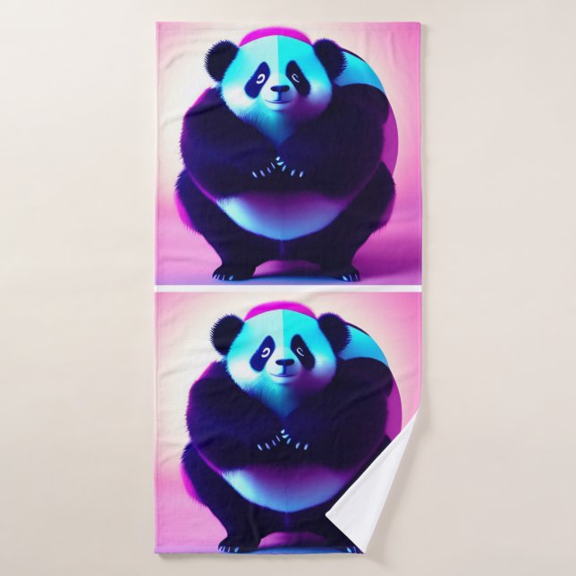 Sumo Panda The Bamboo Gnasher, Bath Towel (Bath Towel)