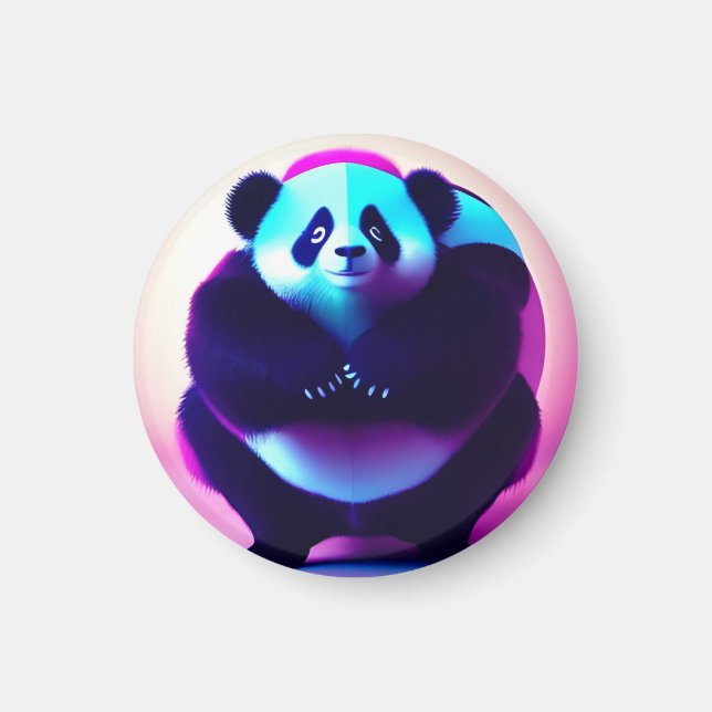 Sumo Panda The Bamboo Gnasher, Magnet (Front)