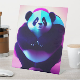 Sumo Panda The Bamboo Gnasher, Pedestal Sign