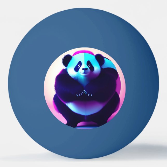 Sumo Panda The Bamboo Gnasher, Ping Pong Ball (Front)