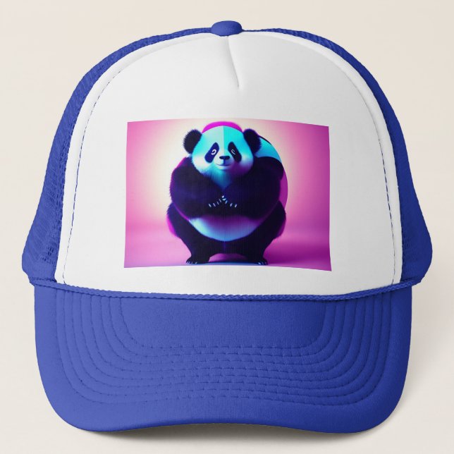 Sumo Panda The Bamboo Gnasher, Truckers Hat (Front)