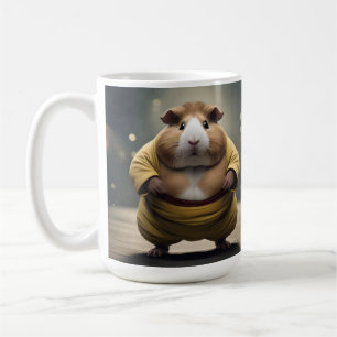 "Sumo Squeakdown: The Mighty Guinea Pig Wrestler" Coffee Mug